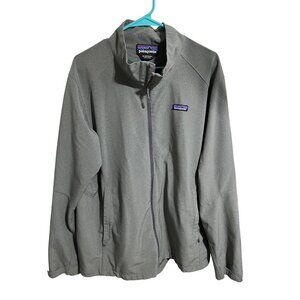 Patagonia Mens XL Gray Full-Zip Lightweight Jacket With Pockets